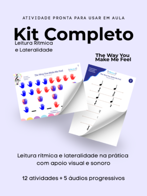 The Way You Make Me Feel – Kit Ritmo (Notas + Mãozinhas | Leitura e Coordenação)