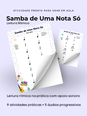 Samba de Uma Nota Só – Notas (Leitura e Divisão Rítmica)