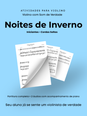 x Violino – Noites de Inverno (Iniciante com Acompanhamento de Piano)