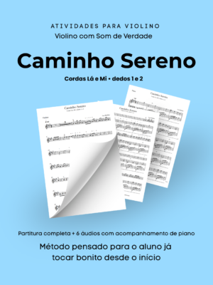 x Violino - Caminho Sereno (Iniciante com Acompanhamento de Piano)
